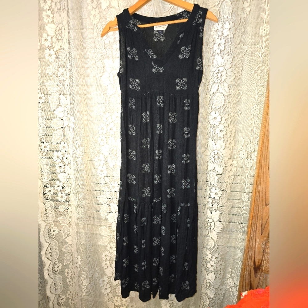 Universal Thread Black Summer Maxi Dress XS